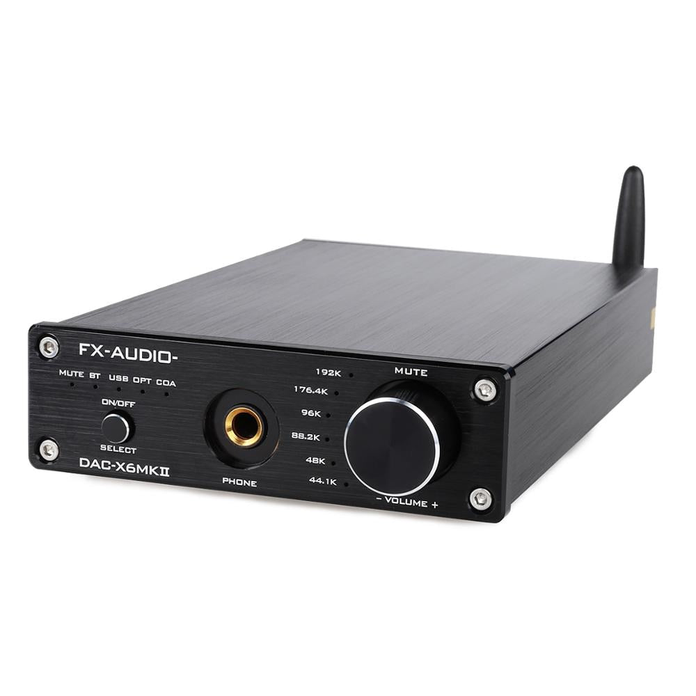 FX-AUDIO DAC-M1 Decoder Bluetooth 5.0 APTX ESS9038Q2M 32Bit 768kHz DSD512  USB DAC Headphone Amplifier with Remote