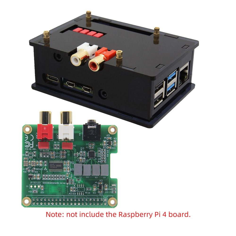 Raspberry Pi HIFI DAC Expansion Board Audio Module for Raspberry Pi 4B /  3B+ - Martview