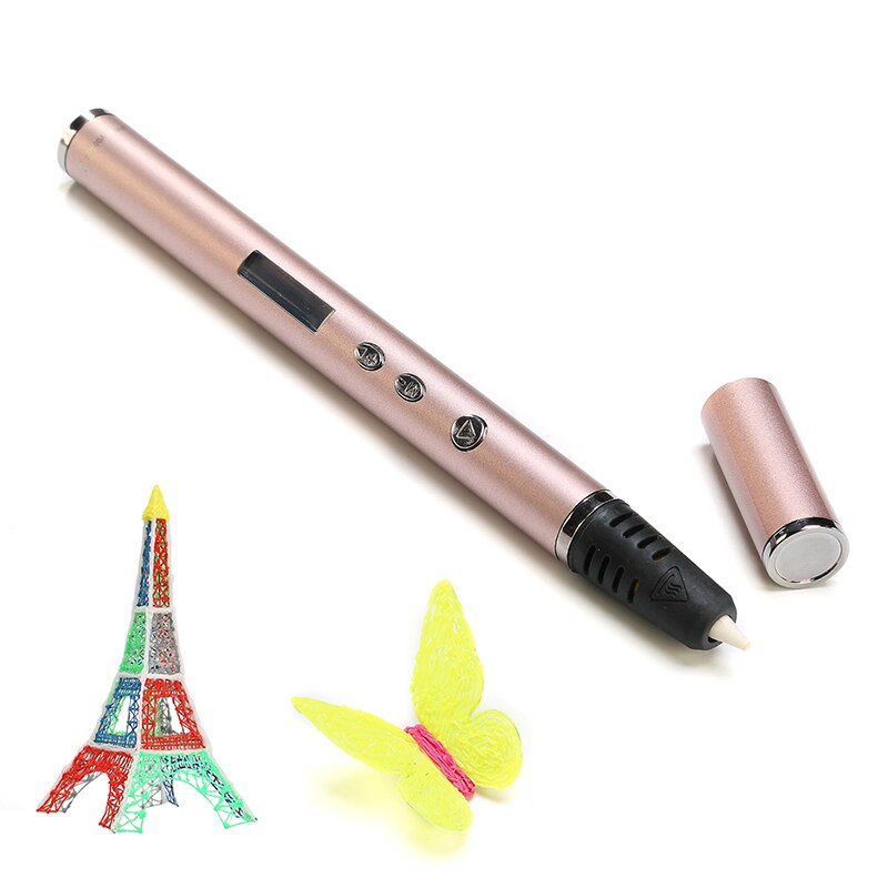 KreativKids 3D Pens 3D Pen + 20 Colors PLA Filament [100m] 3D